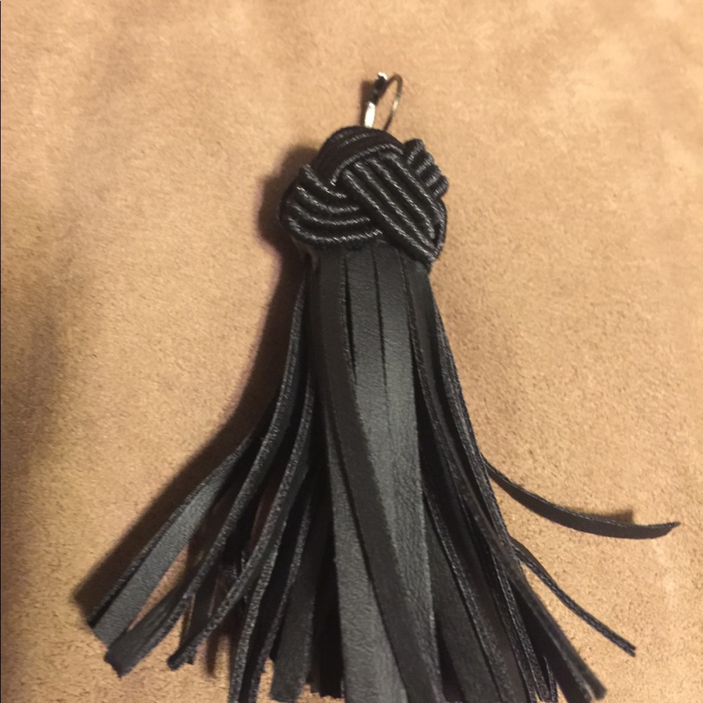 Beautiful Black Tassel Statement  Earrings